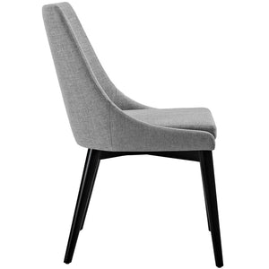 Modway Furniture Viscount Fabric Dining Chair - Modern Comfort with Durable Upholstery for Stylish Dining Spaces Light Gray EEI-2227-LGR