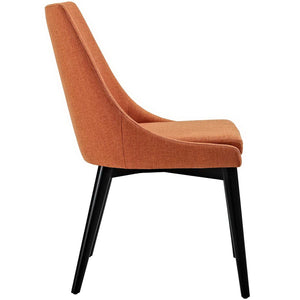 Modway Furniture Viscount Fabric Dining Chair - Modern Comfort with Durable Upholstery for Stylish Dining Spaces Orange EEI-2227-ORA