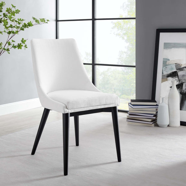 Modway Furniture Viscount Fabric Dining Chair - Modern Comfort with Durable Upholstery for Stylish Dining Spaces White EEI-2227-WHI