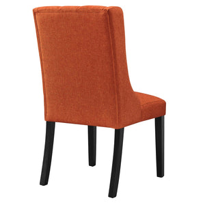 Modway Furniture Baronet Button Tufted Fabric Dining Chair - Elegant, Comfortable Seating for Dining and Living Spaces Orange EEI-2235-ORA