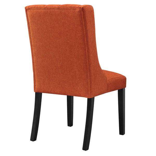 Modway Furniture Baronet Button Tufted Fabric Dining Chair - Elegant, Comfortable Seating for Dining and Living Spaces Orange EEI-2235-ORA