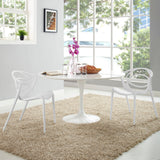 Modway Furniture Locus Dining Set Set of 2 White 23 x 43 x 32