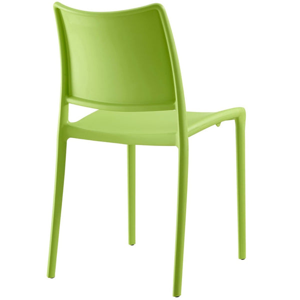 Modway Furniture Hipster Dining Side Chair Set of 2 – Contemporary Ergonomic Design for Indoor and Outdoor Use Green EEI-2424-GRN-SET