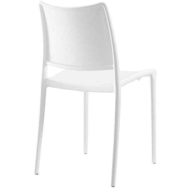 Modway Furniture Hipster Dining Side Chair Set of 2 – Contemporary Ergonomic Design for Indoor and Outdoor Use White EEI-2424-WHI-SET