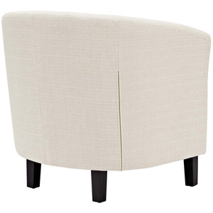Modway Furniture Prospect Upholstered Armchair - Vintage Elegance Meets Modern Comfort with Timeless Button Tufting Beige EEI-2551-BEI