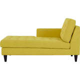 Modway Furniture Empress Left-Arm Upholstered Fabric Chaise Sunny 35.0 x 63.5 x 35