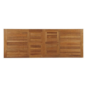 Modway Furniture Marina Extendable Teak Dining Table – Durable Outdoor Elegance for Gatherings & Alfresco Dining EEI-2714-NAT