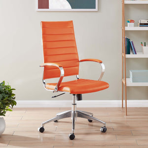 Modway Furniture Jive Highback Office Chair - Ergonomic Comfort with Stylish Design for Modern Workspaces and Meetings Orange EEI-272-ORA