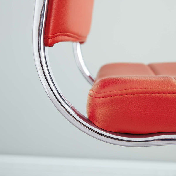 Modway Furniture Jive Highback Office Chair - Ergonomic Comfort with Stylish Design for Modern Workspaces and Meetings Red EEI-272-RED