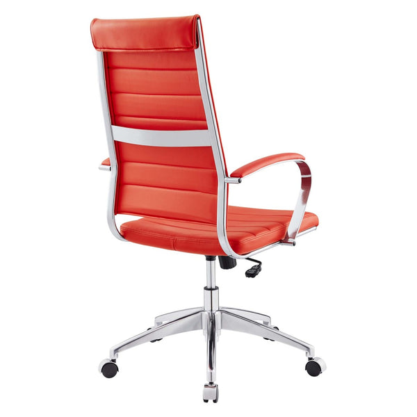 Modway Furniture Jive Highback Office Chair - Ergonomic Comfort with Stylish Design for Modern Workspaces and Meetings Red EEI-272-RED