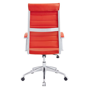 Modway Furniture Jive Highback Office Chair - Ergonomic Comfort with Stylish Design for Modern Workspaces and Meetings Red EEI-272-RED