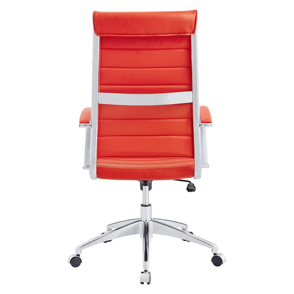 Modway Furniture Jive Highback Office Chair - Ergonomic Comfort with Stylish Design for Modern Workspaces and Meetings Red EEI-272-RED