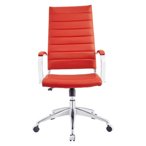 Modway Furniture Jive Highback Office Chair - Ergonomic Comfort with Stylish Design for Modern Workspaces and Meetings Red EEI-272-RED