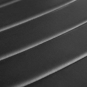 Modway Furniture Jive Mid Back Office Chair - Ergonomic Comfort with Durable Ribbed Vinyl for Modern Workspaces Black EEI-273-BLK