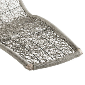 Modway Furniture Landscape Outdoor Hanging Chaise Lounge Swing Chair – Stylish, Durable, and Cozy for Relaxation Light Gray Gray EEI-2952-LGR-GRY