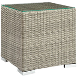 Modway Furniture Repose 6 Piece Outdoor Patio Sectional Set EEI-3014-LGR-BEI-SET