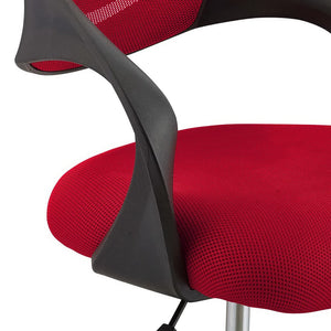 Modway Furniture Thrive Mesh Drafting Chair - Ergonomic Support, Breathable Comfort, and Smooth Mobility for Productivity Red EEI-3040-RED