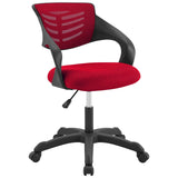 Modway Furniture Thrive Mesh Office Chair Red 25 x 24.5 x 31.5 - 36
