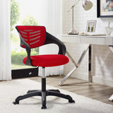 Modway Furniture Thrive Mesh Office Chair Red 25 x 24.5 x 31.5 - 36