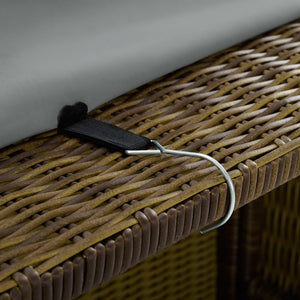 Modway Furniture Immerse All-Weather Outdoor Sofa & Chaise Furniture Cover - Durable, UV-Resistant Gray Protection EEI-3143-GRY