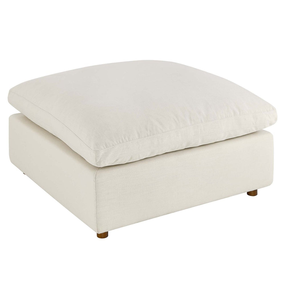 Modway Furniture Commix Modway Overstuffed Ottoman Down Fill Plush Seat Living Room Accent EEI-3318-LBG