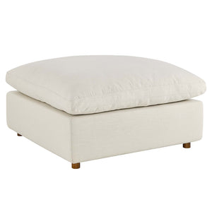 Modway Furniture Commix Modway Overstuffed Ottoman Down Fill Plush Seat Living Room Accent EEI-3318-LBG