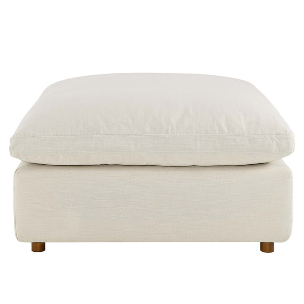 Modway Furniture Commix Modway Overstuffed Ottoman Down Fill Plush Seat Living Room Accent EEI-3318-LBG