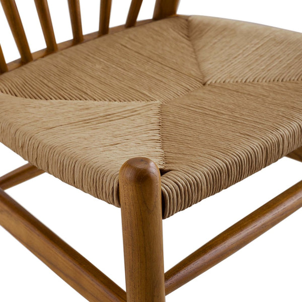 Modway Furniture Flourish Spindle Wood Dining Side Chair - Scandinavian Charm with Timeless Design and Comfort Walnut EEI-3338-WAL