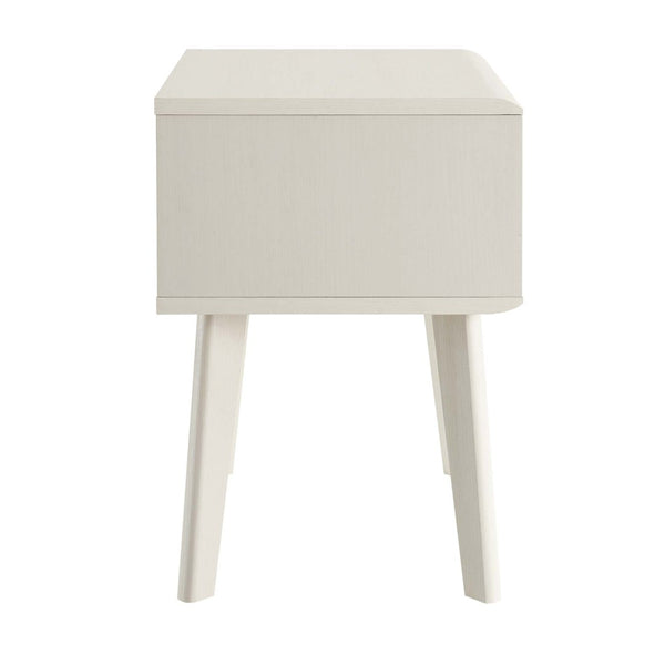 Modway Furniture Render End Table - Stylish Mid-Century Design with Functional Storage for Modern Living Spaces White EEI-3345-WHI
