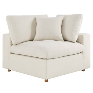 Modway Furniture Commix Modular Eight Piece Sectional Sofa with Down Fill and Linen Polyester Fabric EEI-3363-LBG