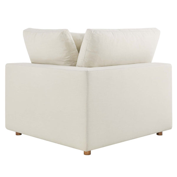Modway Furniture Commix Modular Eight Piece Sectional Sofa with Down Fill and Linen Polyester Fabric EEI-3363-LBG