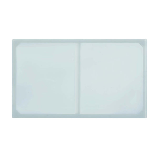 Modway Furniture Raleigh 59" Durable Aluminum Outdoor Dining Table with Easy-Clean Glass Top for Alfresco Living EEI-3576-WHI