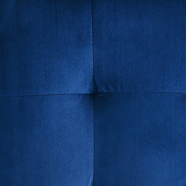 Modway Furniture Contour Tufted Cube Ottoman in Performance Velvet - Elegant, Stain-Resistant Accent for Any Room Navy EEI-3577-NAV