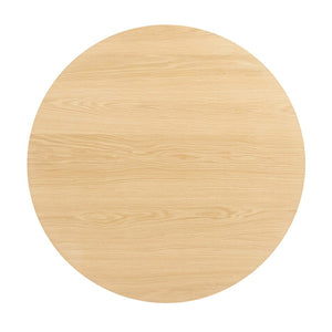 Modway Furniture Vision 35" Round Dining Table - Mid-Century Modern Oak Centerpiece for Compact Spaces & Style EEI-3749-OAK