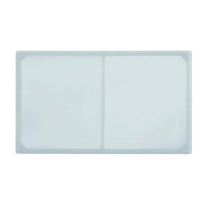 Modway Furniture Raleigh 7-Piece Outdoor Aluminum Dining Set with Stylish Glass Table & Comfortable Stackable Chairs EEI-3797-WHI-NAV