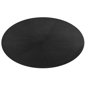 Modway Furniture Crossroads 71" Oval Wood Dining Table - Stylish Centerpiece for Modern Dining Spaces & Gatherings Black EEI-3849-BLK