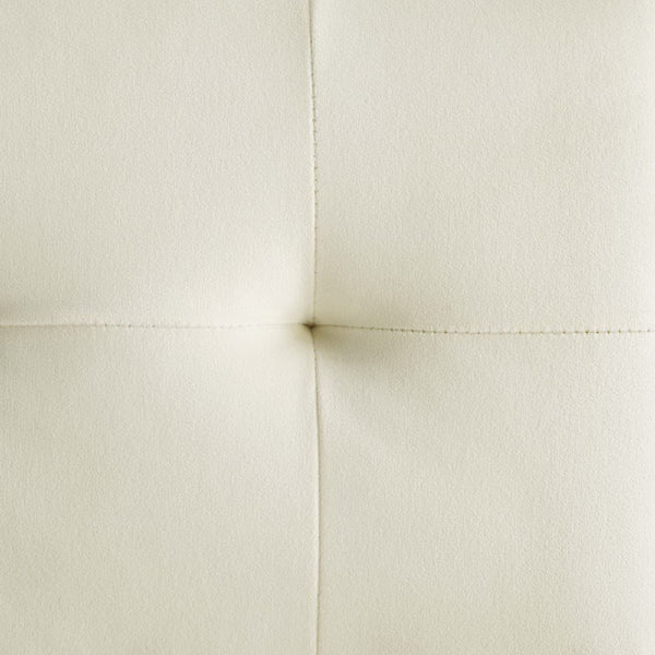 Modway Furniture Privy Gold Velvet Counter Stool - Elegant Stain-Resistant Upholstery & Modern Stainless Steel Base EEI-3853-GLD-IVO