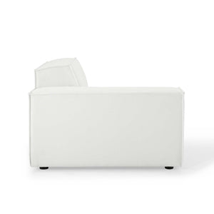 Modway Furniture Restore Upholstered Left-Arm Sectional Sofa Chair - Stylish Comfort for Modular Living Spaces White EEI-3869-WHI