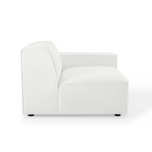Modway Furniture Restore Right-Arm Sectional Sofa Chair by Modway - Modern Comfort with Durable Design for Any Space White EEI-3870-WHI