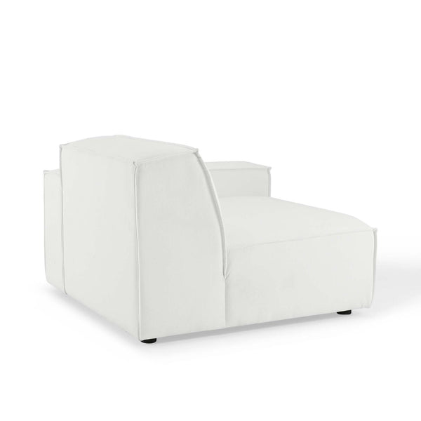 Modway Furniture Restore Right-Arm Sectional Sofa Chair by Modway - Modern Comfort with Durable Design for Any Space White EEI-3870-WHI