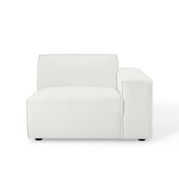 Modway Furniture Restore Right-Arm Sectional Sofa Chair by Modway - Modern Comfort with Durable Design for Any Space White EEI-3870-WHI