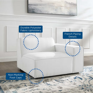 Modway Furniture Restore Right-Arm Sectional Sofa Chair by Modway - Modern Comfort with Durable Design for Any Space White EEI-3870-WHI