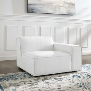 Modway Furniture Restore Right-Arm Sectional Sofa Chair by Modway - Modern Comfort with Durable Design for Any Space White EEI-3870-WHI