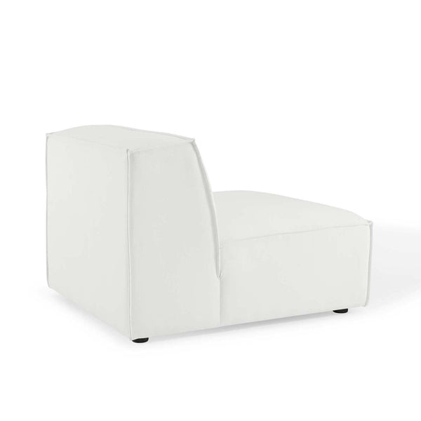 Modway Furniture Restore Armless Chair by Modway - Stylish Modular Seating with Comfort and Versatile Design Choices White EEI-3872-WHI