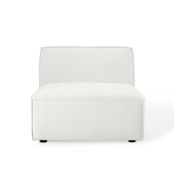 Modway Furniture Restore Armless Chair by Modway - Stylish Modular Seating with Comfort and Versatile Design Choices White EEI-3872-WHI