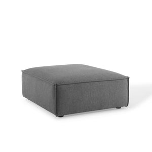 Modway Furniture Restore Ottoman - Versatile Centerpiece for Living Rooms with Plush Comfort and Modular Flexibility Charcoal EEI-3873-CHA