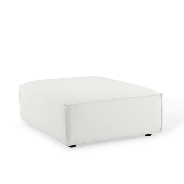 Modway Furniture Restore Ottoman - Versatile Centerpiece for Living Rooms with Plush Comfort and Modular Flexibility White EEI-3873-WHI