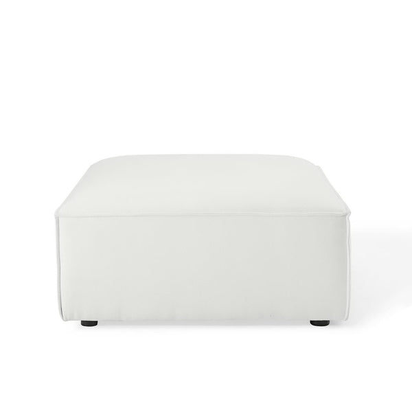 Modway Furniture Restore Ottoman - Versatile Centerpiece for Living Rooms with Plush Comfort and Modular Flexibility White EEI-3873-WHI