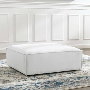Modway Furniture Restore Ottoman - Versatile Centerpiece for Living Rooms with Plush Comfort and Modular Flexibility White EEI-3873-WHI