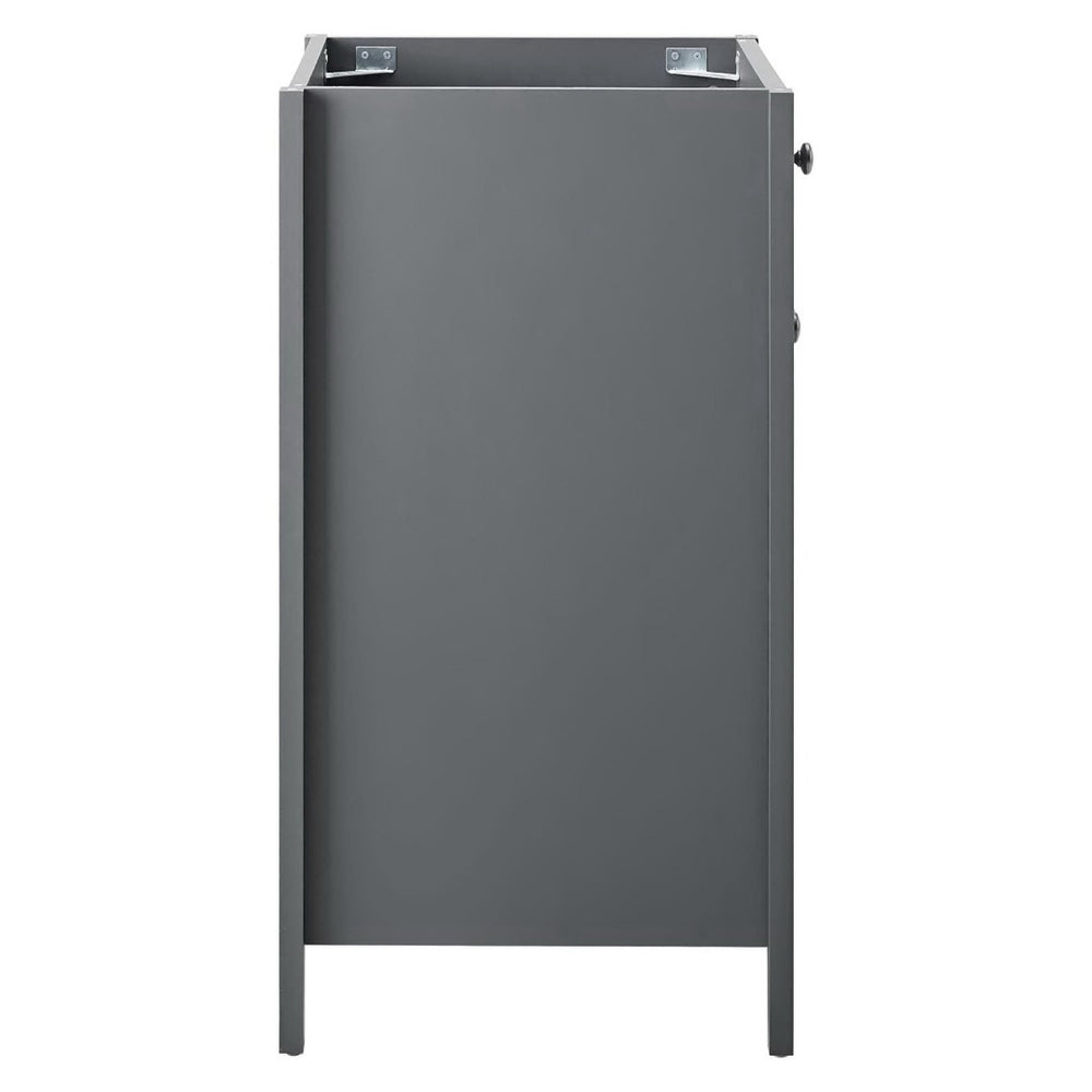 Modway Furniture Nantucket 24" Bathroom Vanity Cabinet - Modern Elegance with Soft-Close Doors and Smart Storage Solutions Gray EEI-3875-GRY